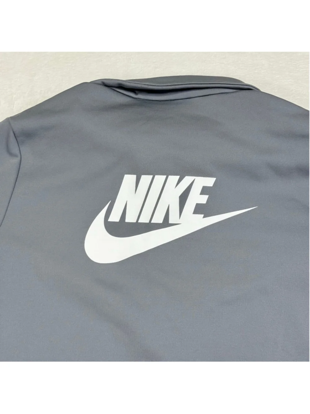 Boys Nike Gray Black Full Zip Track Jacket XL
